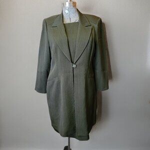 Coatdress - Olive Color Size 16